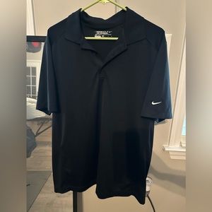 Nike Dri-Fit Black Polo- Tour Performance- Large